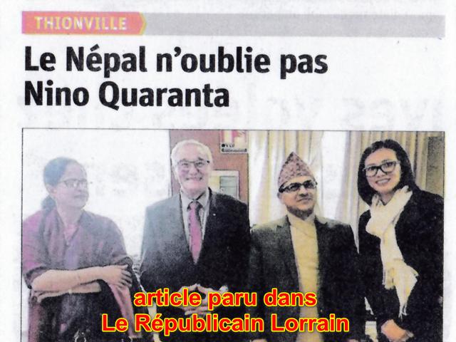 Association France Solukhumbu Népal Children Home article paru dans Le Républicain lorrain 1/3