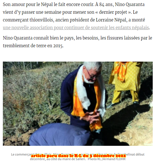 Article paru dans Le Républicain lorrain du 3 décembre 2022 2/6